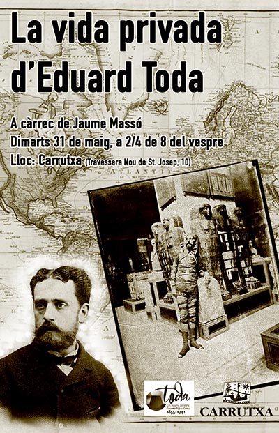 Conferència «La vida privada d'Eduard Toda»