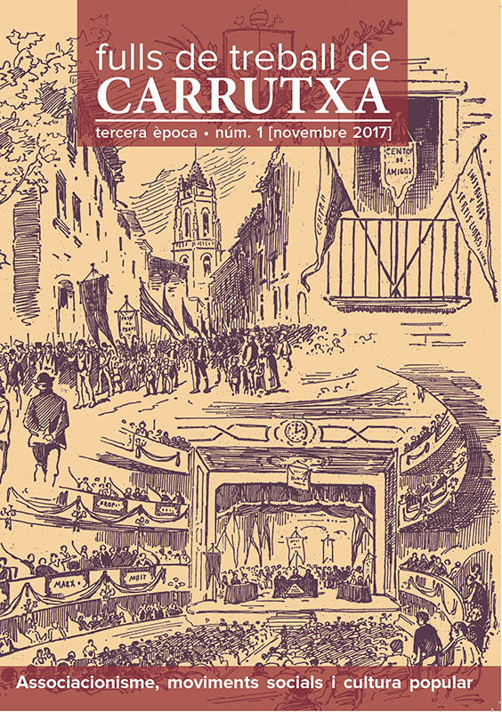 Fulls de treball. Carrutxa recupera la capçalera històrica de la seva revista.