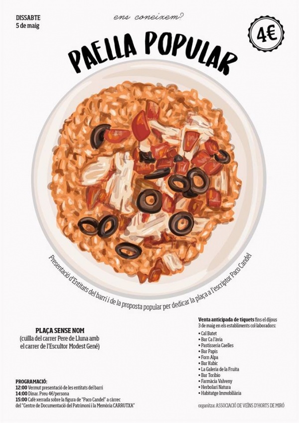 Paella popular! Ens coneixem? 
