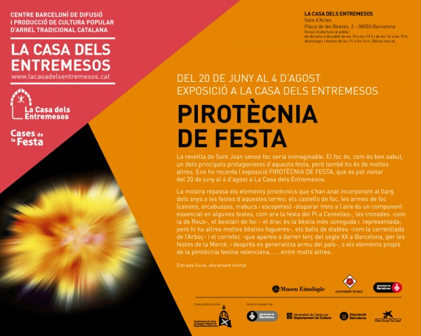 Exposició «Pirotècnia de festa» a Barcelona