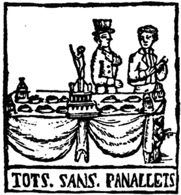 Castanyes, panellets i rifes de confitura