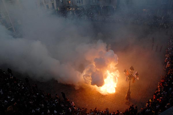 Foto Sobre l'anunci d'una tronada infantil per Festa Major