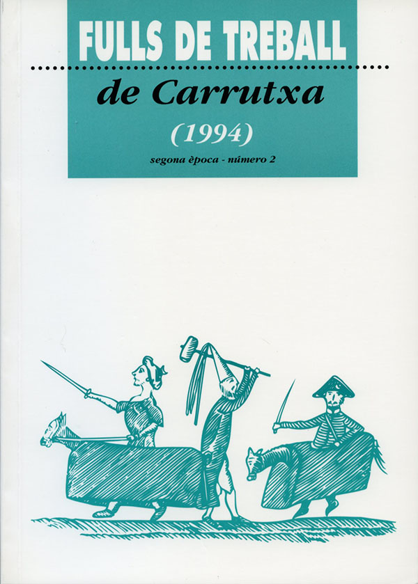 Fulls de treball de Carrutxa (1994). Segona època. Número 2