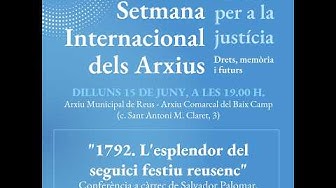 1792. L'esplendor del seguici festiu reusenc