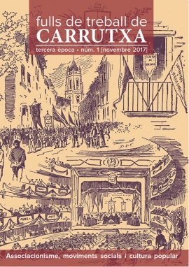 Fulls de treball. Carrutxa recupera la capçalera històrica de la seva revista.
