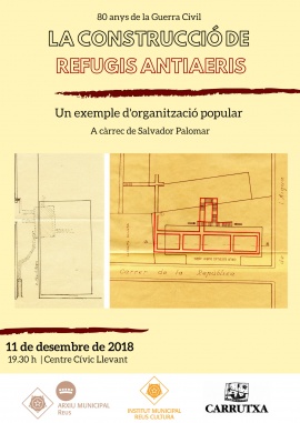 La construcció de refugis antiaeris. Un exemple d'organització popular. 