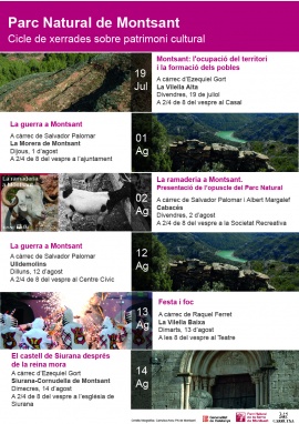 Cicle de xerrades sobre el Patrimoni Cultural dels pobles de Montsant