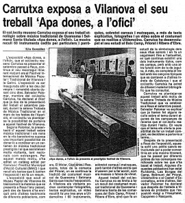 Carrutxa des del 1980 fins avui. 