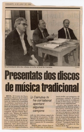 La memòria cantada: el cançoner del Priorat