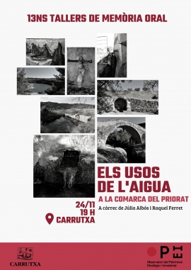 Els usos de l'aigua a la comarca del Priorat
