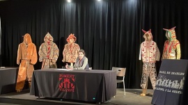 Una comparsa de diables carnavalesca 