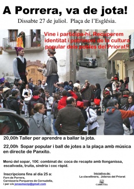 Ballar la jota a Porrera