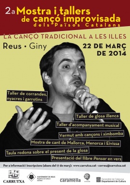 Segona mostra i tallers de cançó improvisada dels Països Catalans