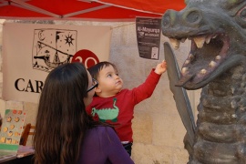 El 23 d'abril, al costat de l'absis de la prioral