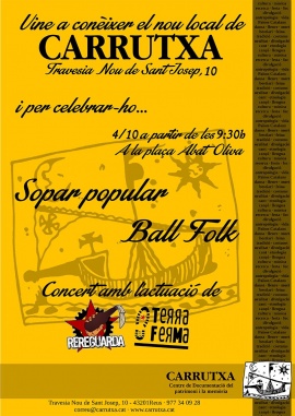 Vine a conèixer el nou local de Carrutxa