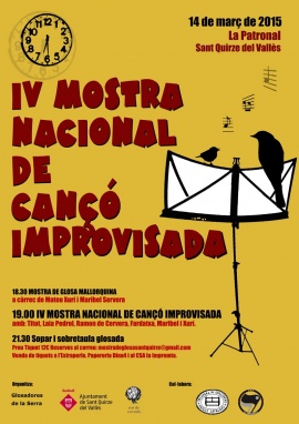 4a Mostra Nacional de Cançó Improvisada a Sant Quirze del Vallès